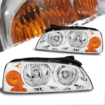  Headlights Apply to 2004 2005 2006 Hyundai Elantra Headlamp Head Light
