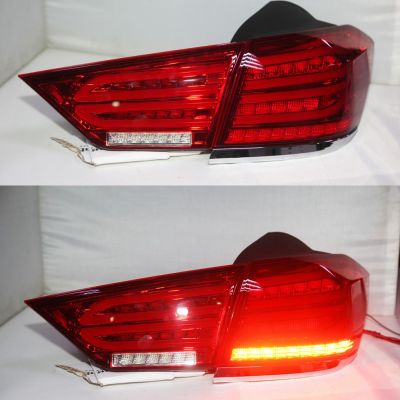 4 Pieces For Chevrolet Cruze LED Tail Lamp Taillights 2015 Year Led Back Rear Lamp Parking Light Running Reverse