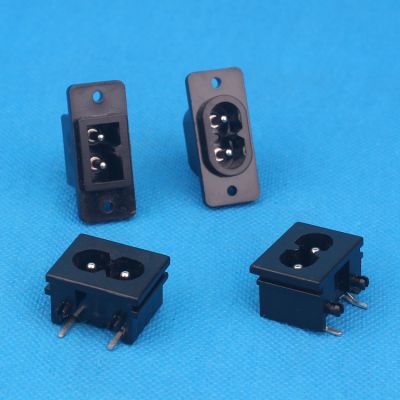  Eco Friendly 3 Pin 2 Pin Female AC Power Socket 250V 10A AC Inlet Power Socket With Fuse