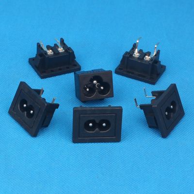  High Quality Power Socket Male 3 Pins With Screw Fixing Hole Electrical AC Power Socket Connectors