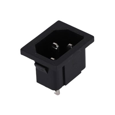  10A 250V 3Pin IEC320 C14 Inlet Copper AC Male Power Socket with fuse and ears 2-in-1 Switch Computer Power Socket
