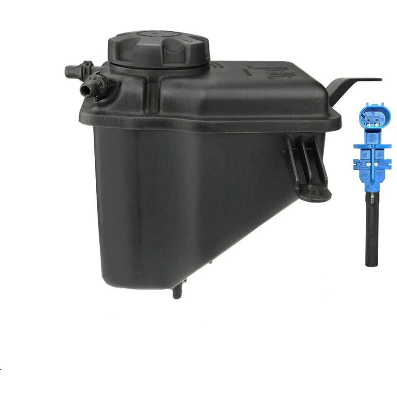 Coolant Recovery Reservoir Expansion Tank with Cap and Sensor for BMW